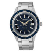 Seiko Presage 60&#39;s Style 40.8 MM Automatic SS Blue Dial Watch - SRPG05J1 - $361.00