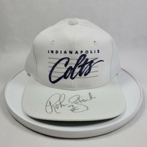 Indianapolis Colts Vintage Snapback hat 90s Drew Pearson White AUTOGRAPHED ⬇️ - £23.72 GBP