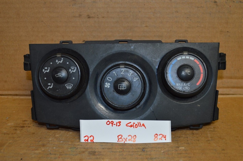 09-13 Toyota Corolla Temperature AC Climate 5590375D403 Control 824-22 bx28 - $60.85