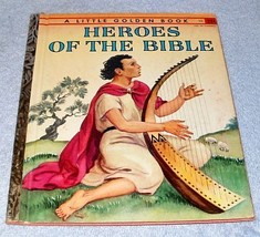 Heroes of the Bible 1955 Vintage Little Golden Book A Edition - £10.20 GBP