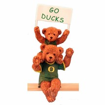 Oregon Ducks Cute Ncaa Sports Football Basketball Bleacher Bear Figure New 7&quot; - £14.00 GBP