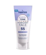 Coppertone Every Tone Invisible Finish Face Sunscreen Lotion SPF 55, Lig... - $282.06 MXN