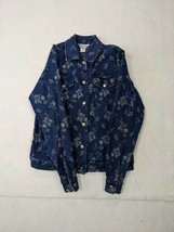 Sharon Young Sportswear Denim Jacket Sz 6 Cotton Blend USA Blue - $32.68