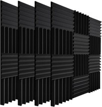 Soundproof Foam Board, 2 X 12 X 12 Inch Soundproof Cotton,, 12 Packs Of Black - $39.99