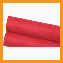 red adhesive faux suede upholstery car auto interior fabric sofa DIY ref... - $23.00