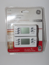 GE Indoor 24-Hour Programmable Digital Timer 2 Pack 15445 New (N) - £23.18 GBP