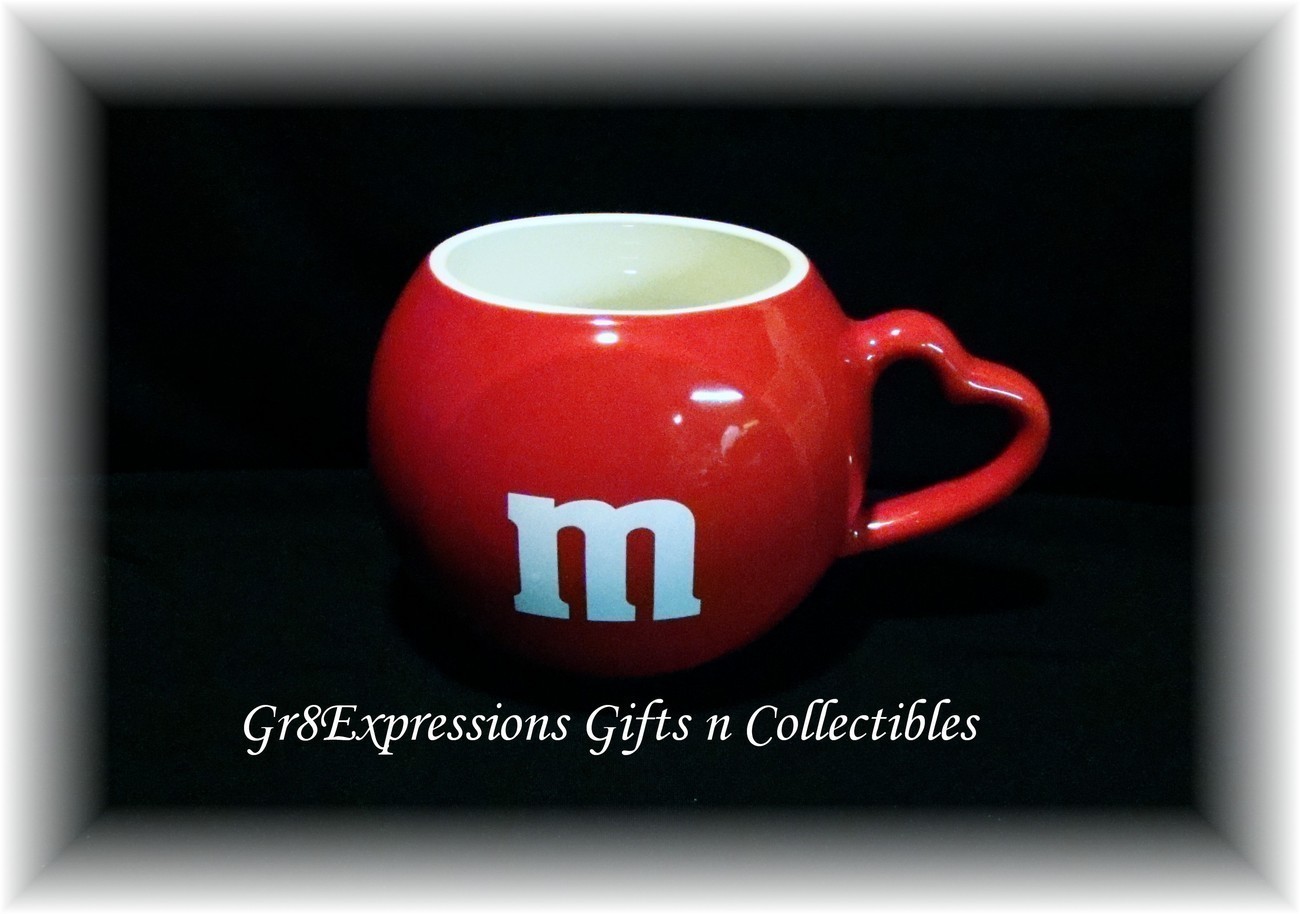 Teleflora M&M Red Mug w Heart Handle 2005