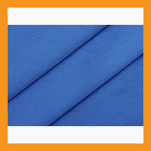 blue faux suede fabric span upholstery car 1yd automotive boat interior car - £14.19 GBP