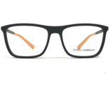 Dolce &amp; Gabbana Eyeglasses Frames DG5021 2809 Matte Dark Gray Yellow 54-... - £92.32 GBP