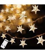 Star String Lights 59 Ft 100 LED Fairy Lights Plug in with Remote Timer ... - $69.80