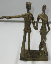 Vintage Brass Man and Woman Lovers Dancers - £70.03 GBP