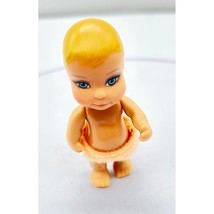 Mattel 2006 Barbie Happy Family Krissy Baby Boy Doll Toy Blonde Hair Blu... - $11.29