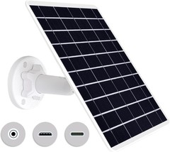 8W Solar Panel Compatible with Rechargeable Battery Powered Cam for Security Cam - $46.65