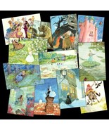 12 Pretty Cards w/ Hans Christian Andersen&#39;s Fairytales - $22.50