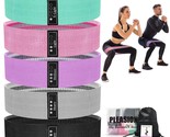 Fabric Resistance Bands For Working Out, 5 Levels Booty Bands For Women ... - $31.99