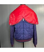 Vintage 70s Ski Coat Envoy The Now Jacket Womens Retro Puffer Purple Blu... - $61.24 CAD