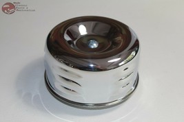 Bee Hive 2 5/8 Chrome Air Cleaner Louvered Short Custom Truck Hot Rat Rod Gasser - £22.82 GBP