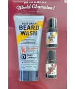 Duke Cannon Supply Co Beard Gift Set Beard Wash, Redwood &amp; Big Bourbon B... - $370.17 MXN