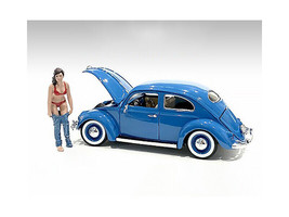 Beach Girl Gina Figurine for 1/18 Scale Models American Diorama - £16.29 GBP