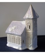 A Summit Exclusive Collection Christmas Decor Church Made in Taiwan Porc... - $14.84