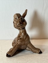 Vintage Keystone Ceramics Stubborn Little Donkey Sitting Figure - £6.79 GBP