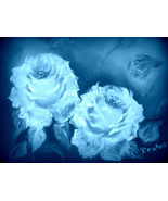 Blue Roses - $10.00