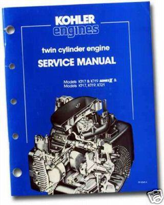 REPAIR Manual KT Series I & II  for KOHLER Engine - $35.99