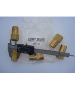Lot of 5 pcs 1021612C Dixon Brass hose fittings 1 female threaded, 4 oth... - $169.16 MXN