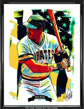 Barry Bonds Pittsburgh Pirates Baseball Sports Poster Print Wall Art 18x24 - £21.21 GBP