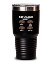 30 oz Tumbler Stainless Steel Insulated Funny Dachshund Security Dog Lover  - £26.50 GBP