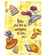 Postcard Peace And Love Be Multiplied To You Jude 1:2 New Unused - £1.58 GBP