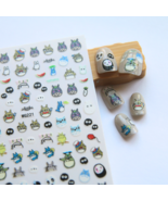 Totoro Flat Nail Stickers: Ghibli Anime DIY Nail Art - $7.16 CAD