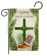 Happy Palm Sunday Garden Flag Faith 13 X18.5 Double-Sided House Banner - £15.96 GBP