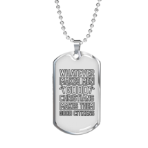 Ristian necklace stainless steel or 18k gold dog tag 24 chain express your love gifts 1 thumb200