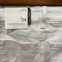 KanCan Jeans Women&#39;s 1/24 Ankle Skinny White Stretch Denim Mid Rise Pant... - £18.20 GBP