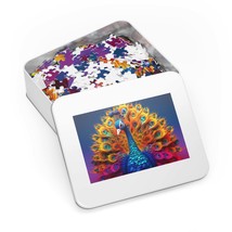 Jigsaw Puzzle in Tin, Peacock,awd-471, Personalised/Non-Personalised (30, 110, 2 - £28.22 GBP+