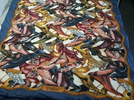 vintage authentic Compaigne Internacional Expréss -  handkerchief  scarf... - $33.66