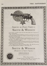 1925 Print Ad Smith &amp; Wesson Revolvers Superior in Every Count Springfield,MA - £12.97 GBP