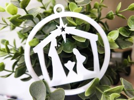 Nativity Scene Christmas Ornament (Set of 3) - £7.88 GBP