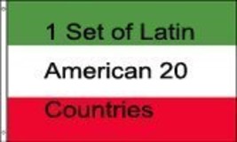 1 Set of 20 Latin Americans Countries 12x18 - £39.50 GBP