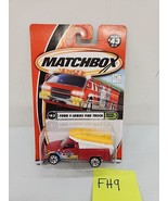 MATCHBOX 2000 #43 FORD F-SERIES FIRE TRUCK E3 - £4.73 GBP