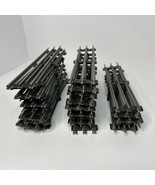 Unbranded 027 Straight Train Track 9&quot; Length 25 Sections O Gauge - $617.36 MXN
