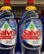 2X SALVO LAVATRASTES POWER CLEAN  DISHWASHING SOAP - 2 of 750ml EA-PRIOR... - $22.24