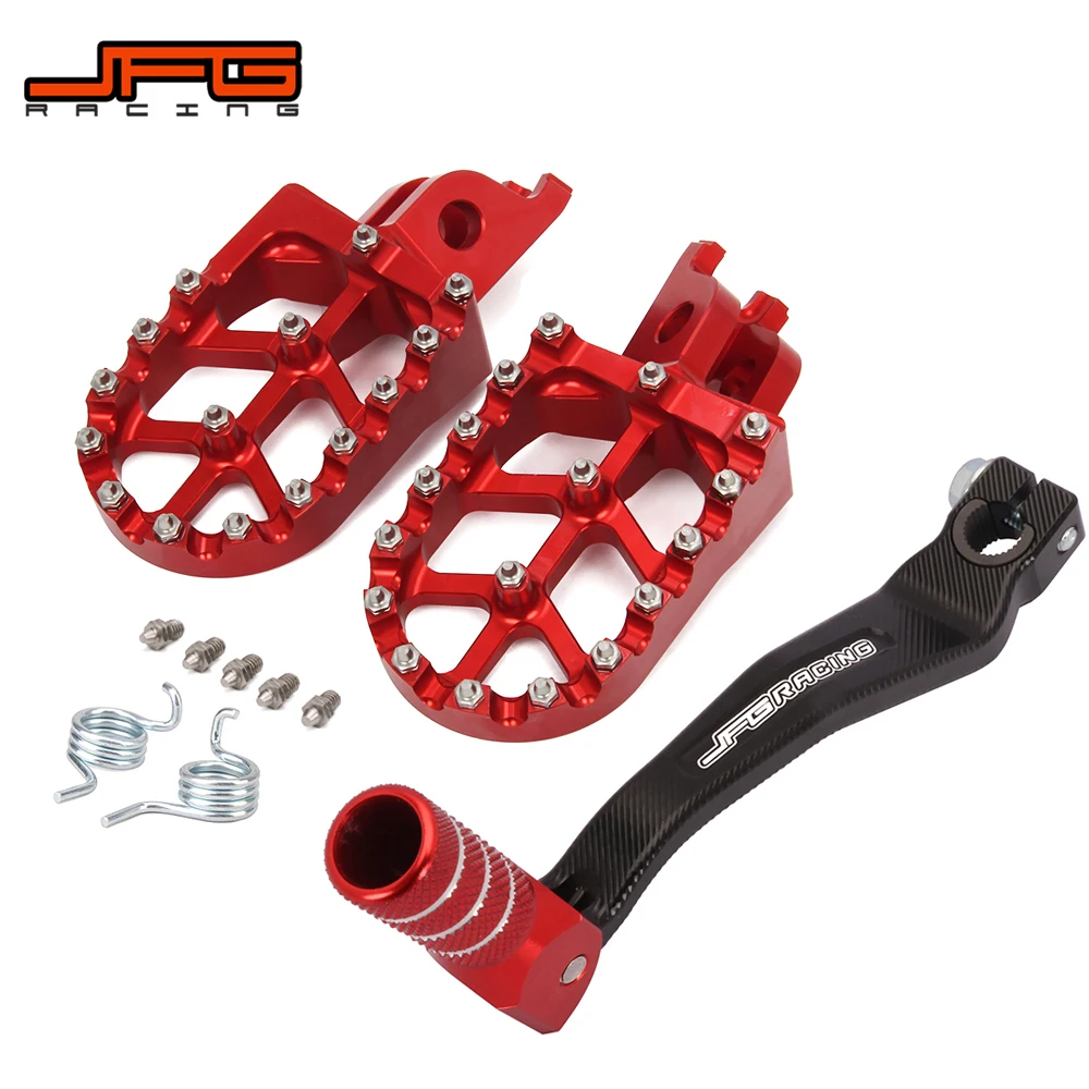 Motorcycle Gear Shift Foot Lever Pegs Rest Footrests Pedals Footpegs For... - $33.04+