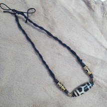 Collier ancien vintage en perles d&#39;agate indo tibétaine Dzi - $2,619.70 MXN