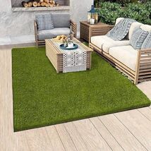 4x6 Ft Realistic Artificial Turf Grass Rug, Large Fake Grass for Dogs In... - $866.81 MXN