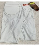 NWT Wilson Youth Medium WTF5738 3 Pad Football Pants White Boys NEW - $303.91 MXN