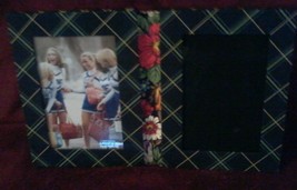 Vera Bradley Retired  Quilted 4x6 Folding Double Photo Picture Frame (H1) - $16.63