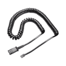 26716-01 Plantronics modular cable amp to quick disconnect coiled cord f... - $184.36 MXN
