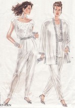 Misses Party Formal Draping Material Trousers Pants Jacket Top Sew Pattern 8-18 - $9.99